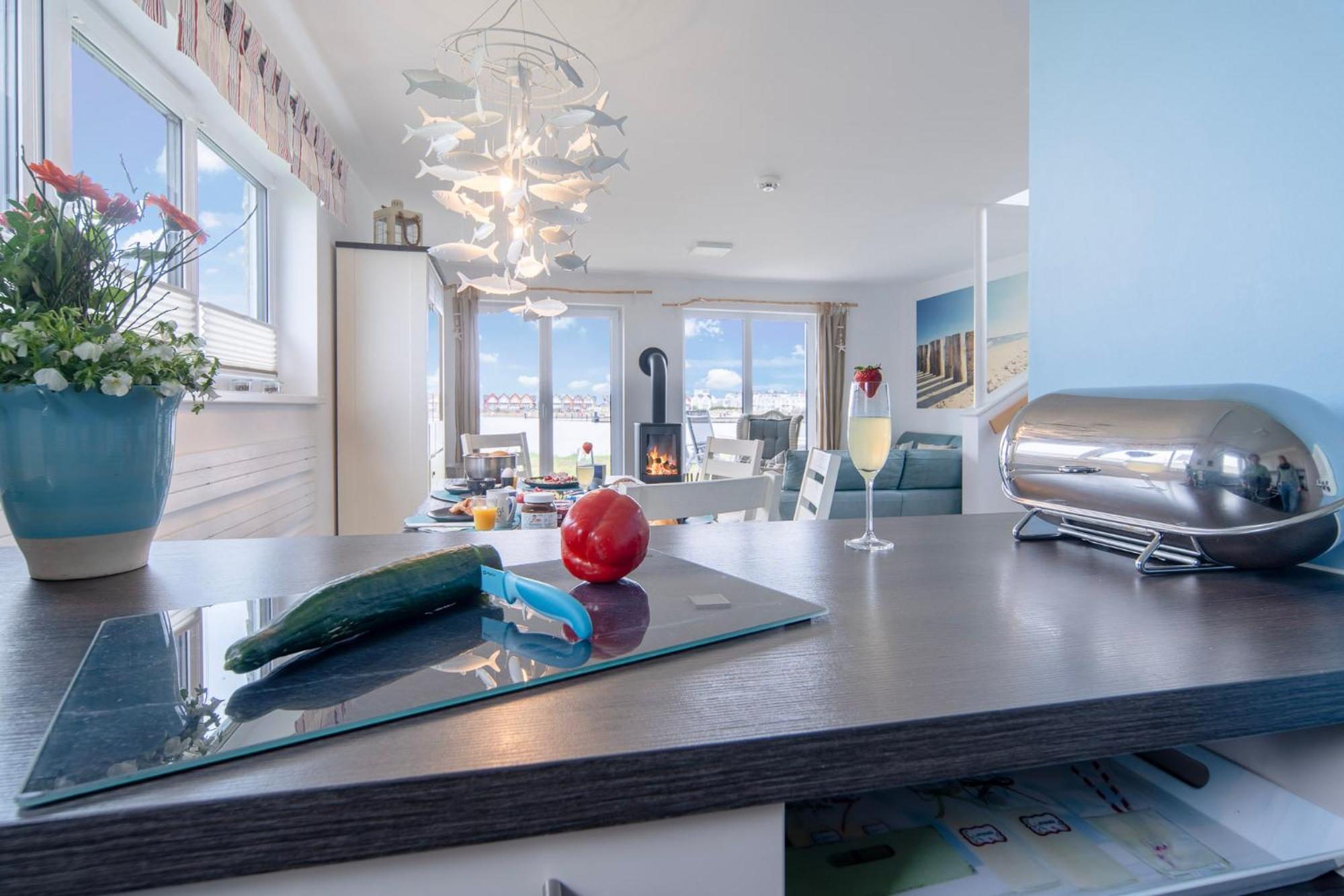 Ferienhaus Lieblingsplatz By Seeblick Ferien Oro, Direkte Wasserlage,Sauna,Kamin Olpenitz Luaran gambar