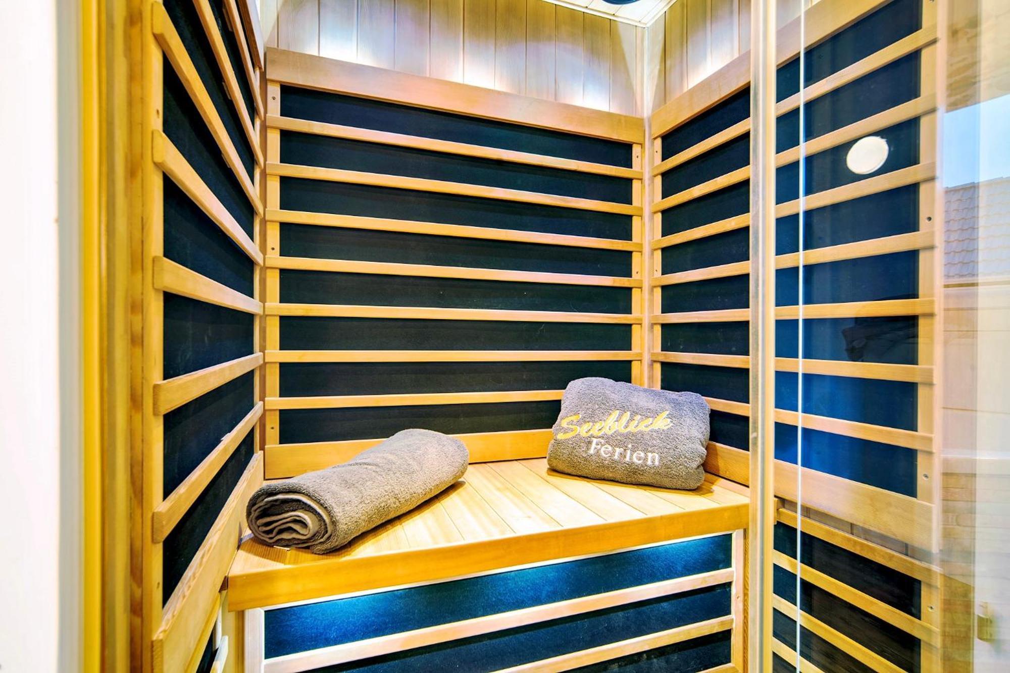 Ferienhaus Lieblingsplatz By Seeblick Ferien Oro, Direkte Wasserlage,Sauna,Kamin Olpenitz Luaran gambar